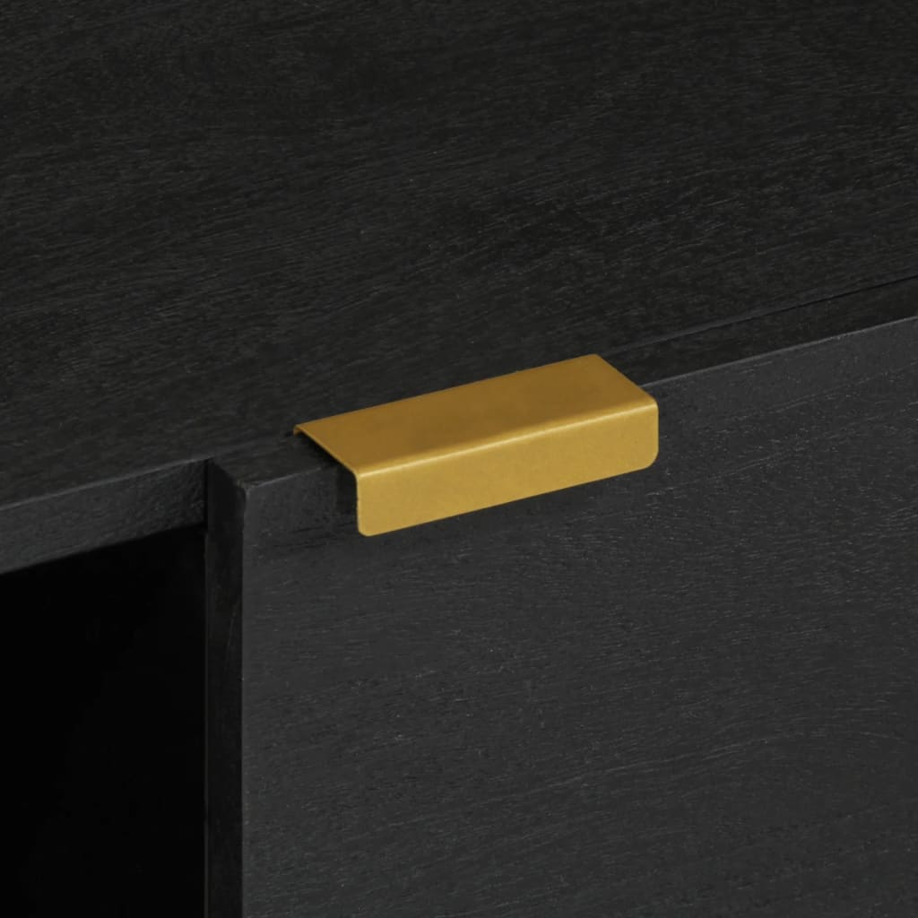 Mesa de centro 80x50x40 cm derivados de madeira preto