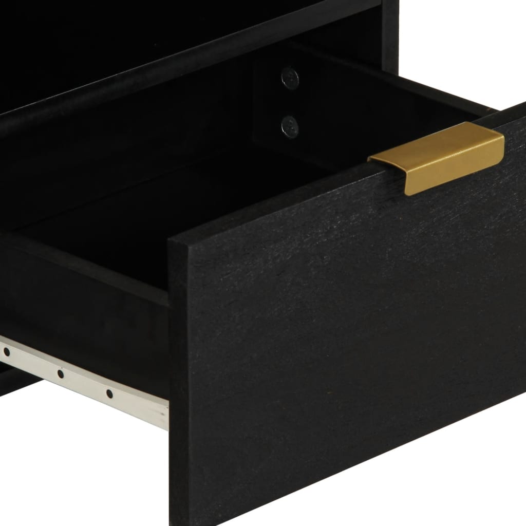 Mesa de centro 80x54x40 cm derivados de madeira preto