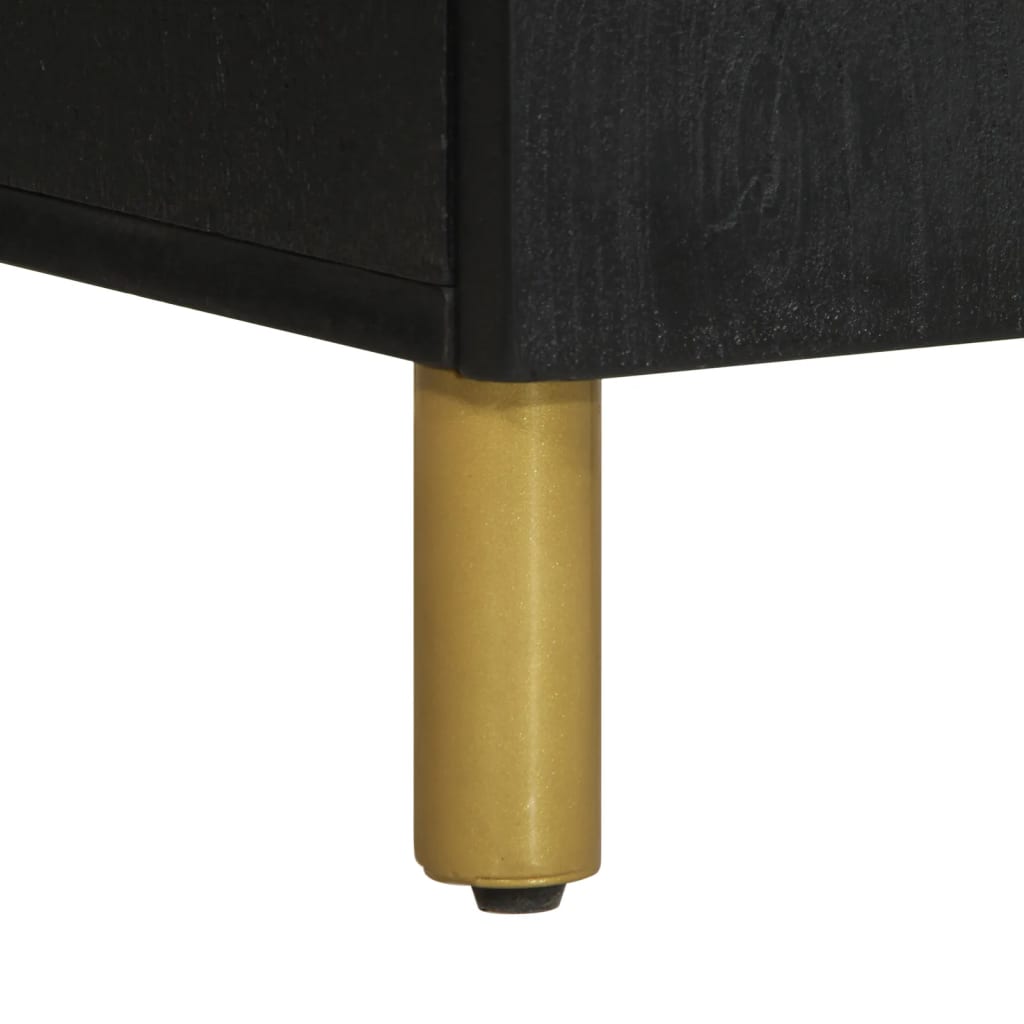 Aparador 40x33x75 cm derivados de madeira preto