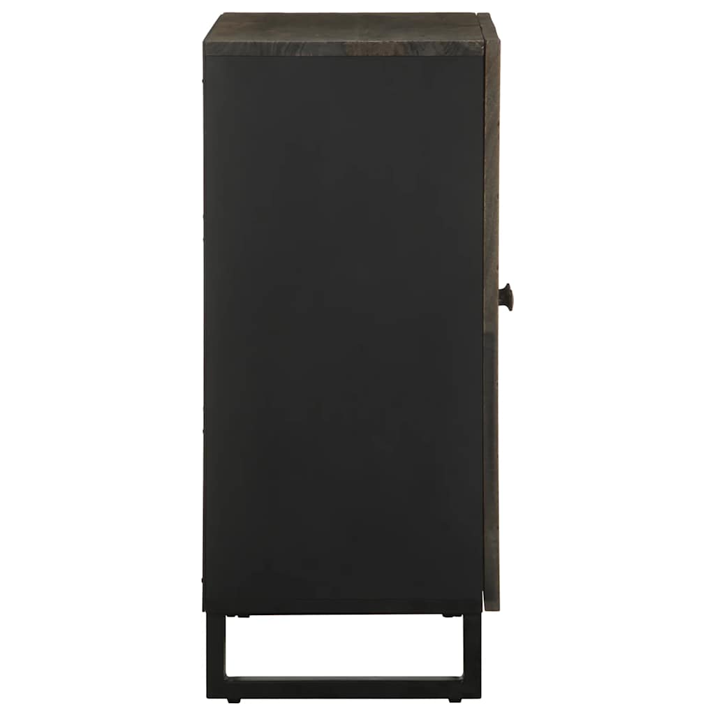 Aparador preto 60x33x75 cm madeira de mangueira maciça