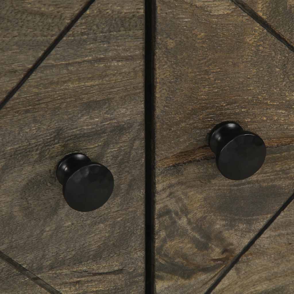 Mesa de centro 80x50x40 cm madeira de mangueira maciça preto