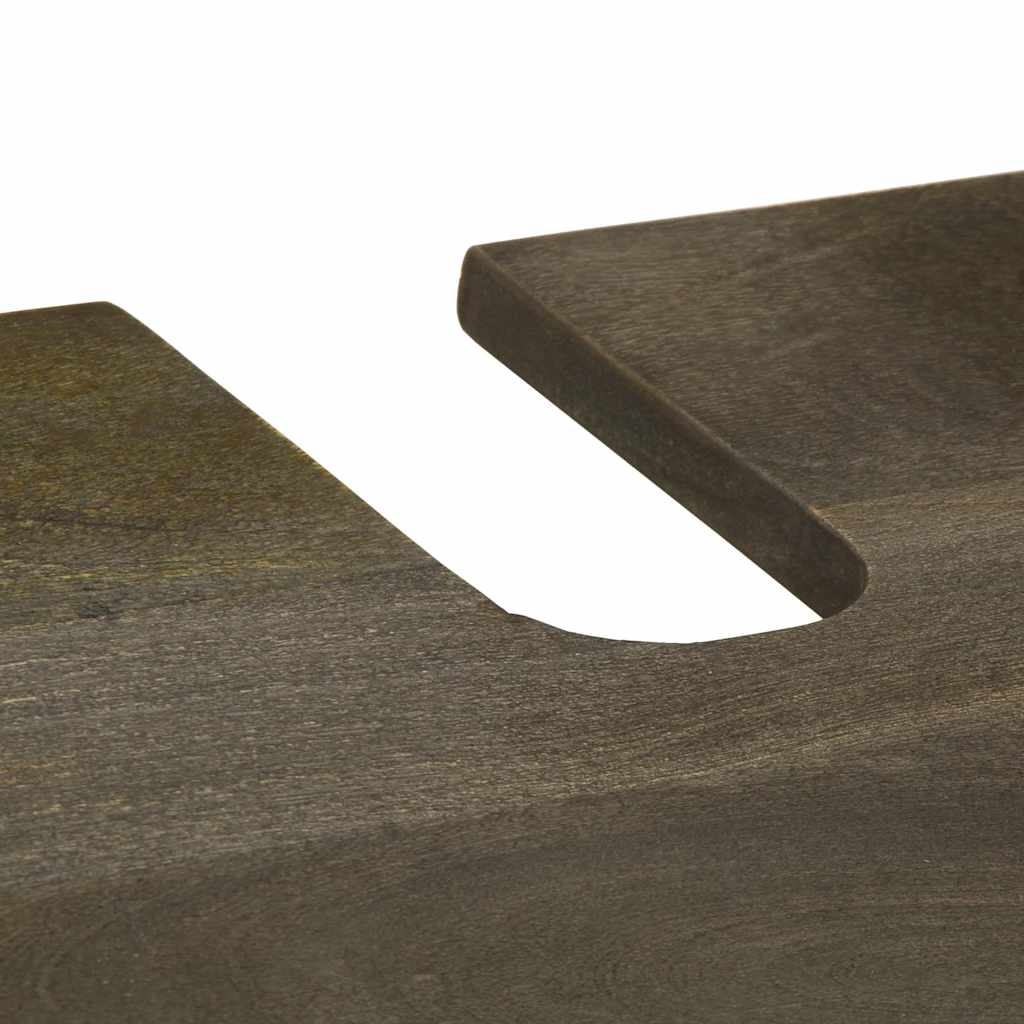 Armário para lavatório 62x33x58 cm madeira maciça manga preto