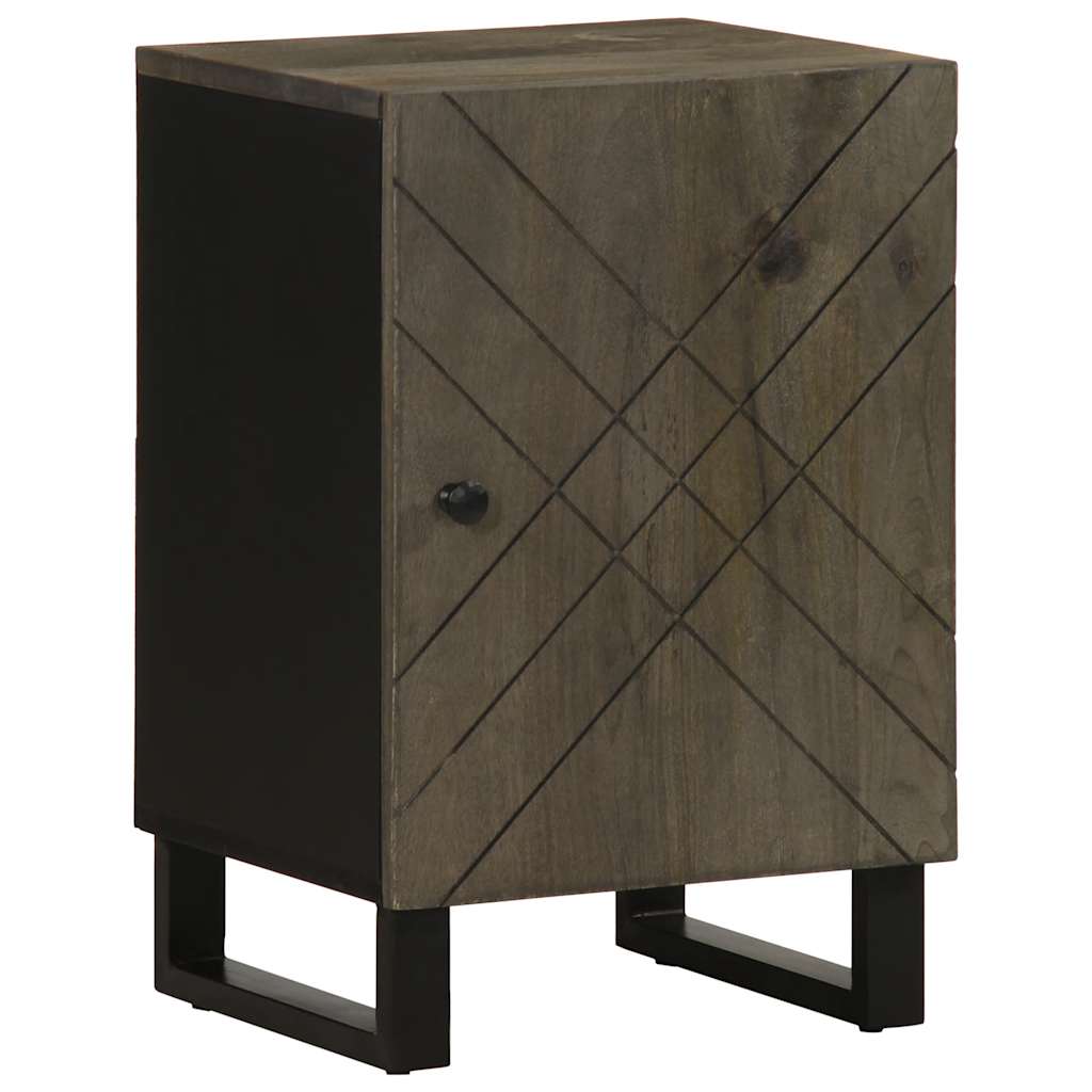 Armário de casa de banho 38x33x58 cm mangueira maciça preto