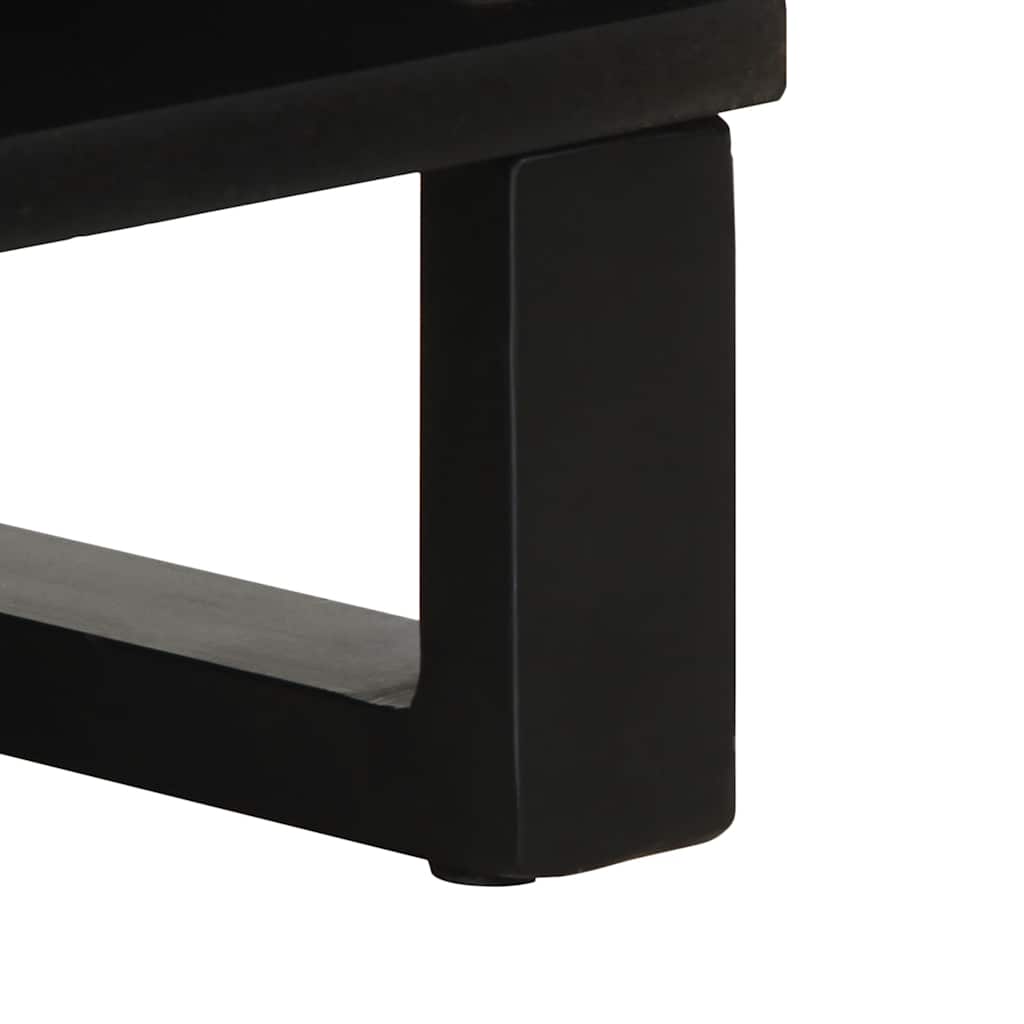 Aparador 80x33x75 cm madeira maciça manga preto