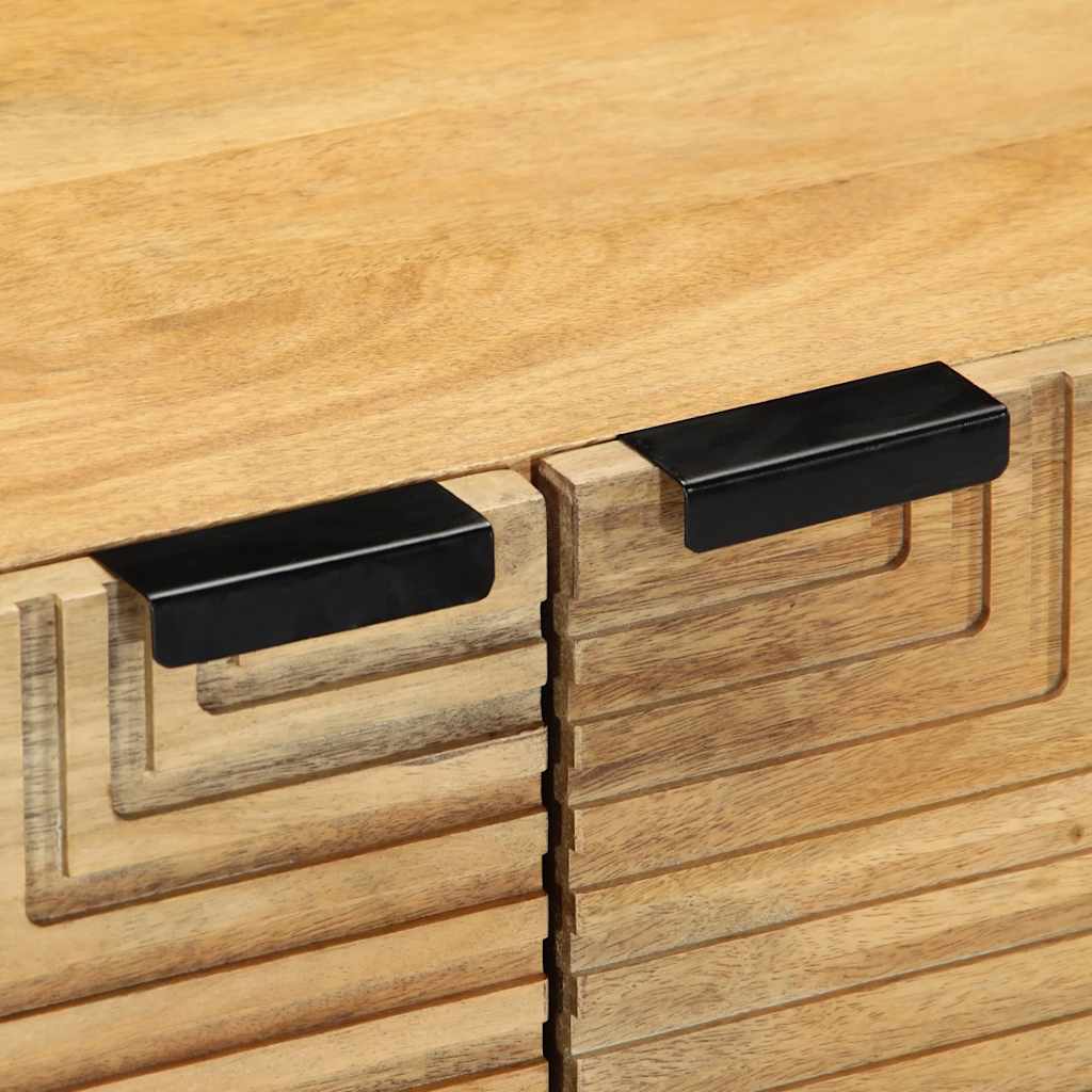 Mesa de centro castanho 80x50x40 cm madeira de mangueira maciça