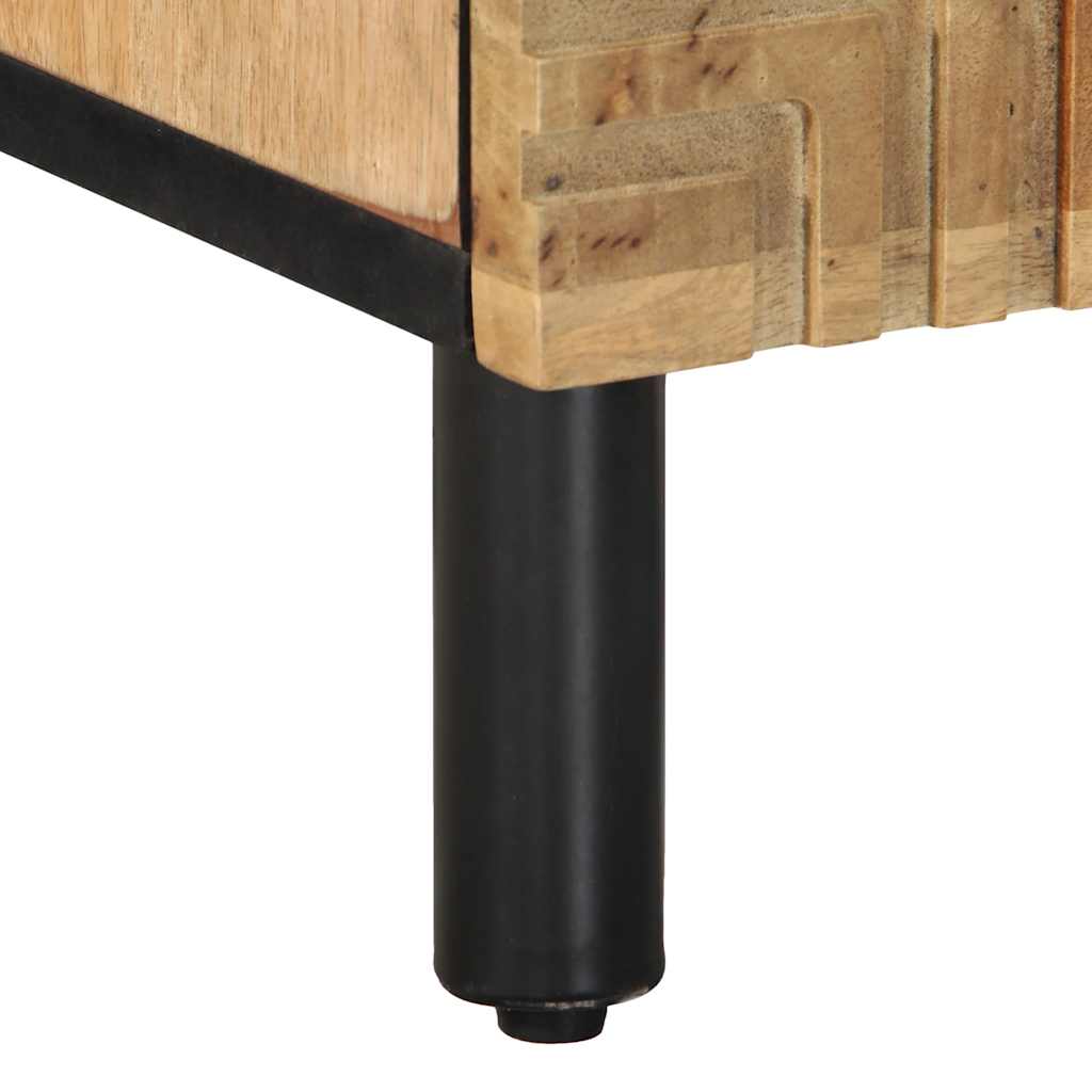 Mesas de cabeceira 2 pcs castanho madeira mangueira maciça