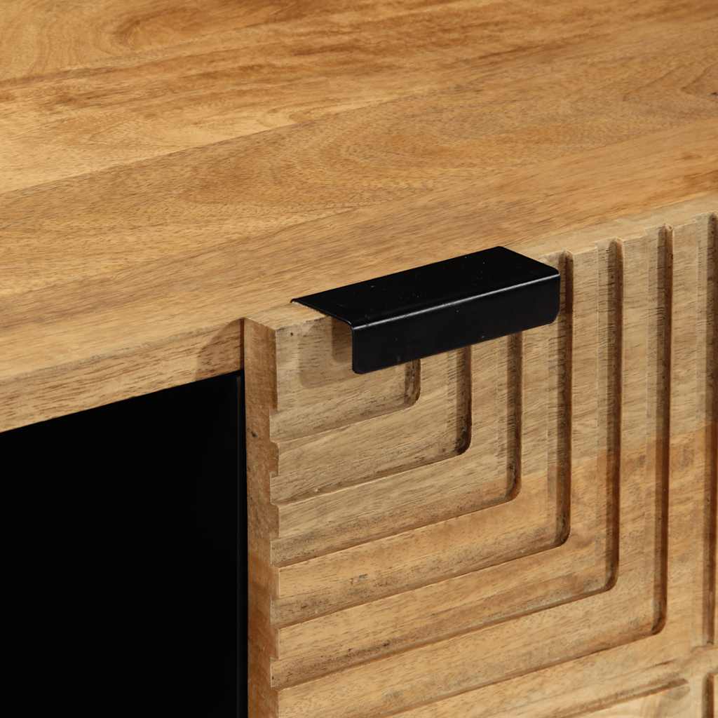 Mesa de centro 100x54x40cm madeira de mangueira maciça castanho