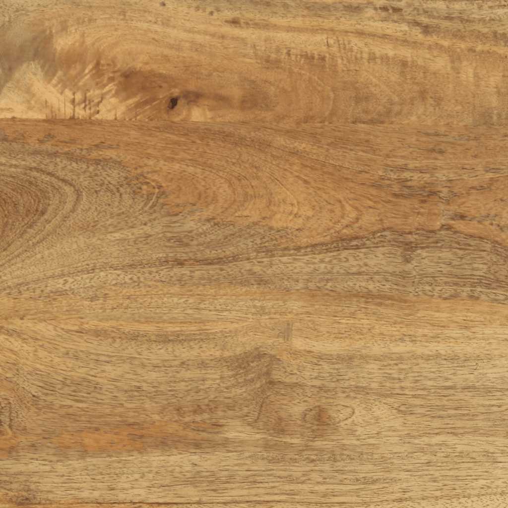 Mesa de centro 80x54x40 cm madeira de mangueira maciça castanho