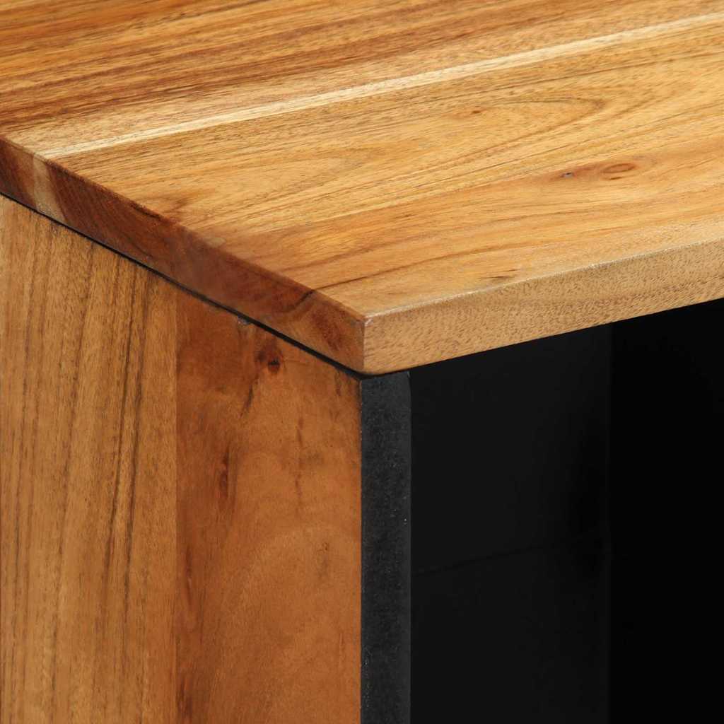 Aparador Castanho 80 x 33 x 75 cm Madeira de acácia maciça