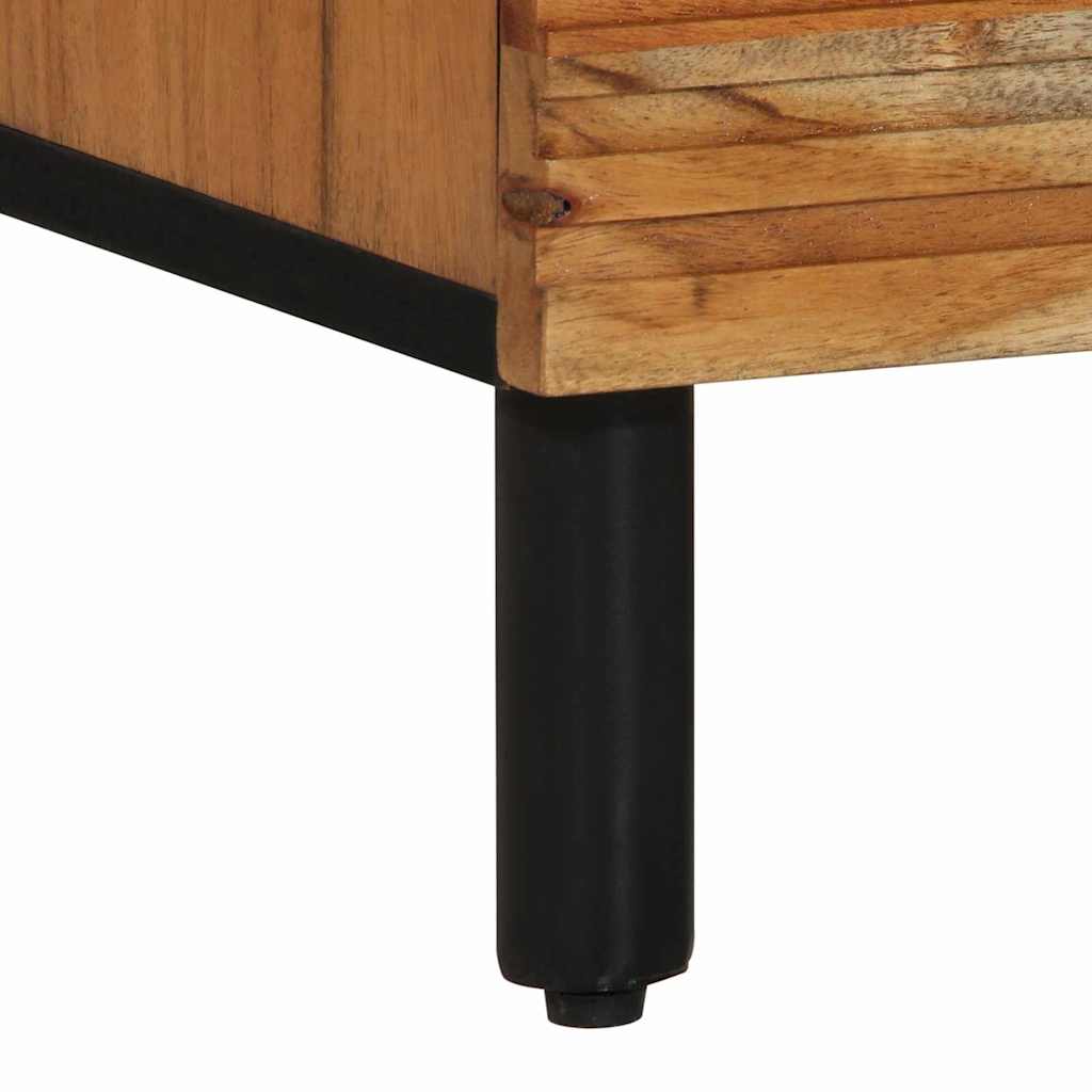 Aparador Castanho 80 x 33 x 75 cm Madeira de acácia maciça