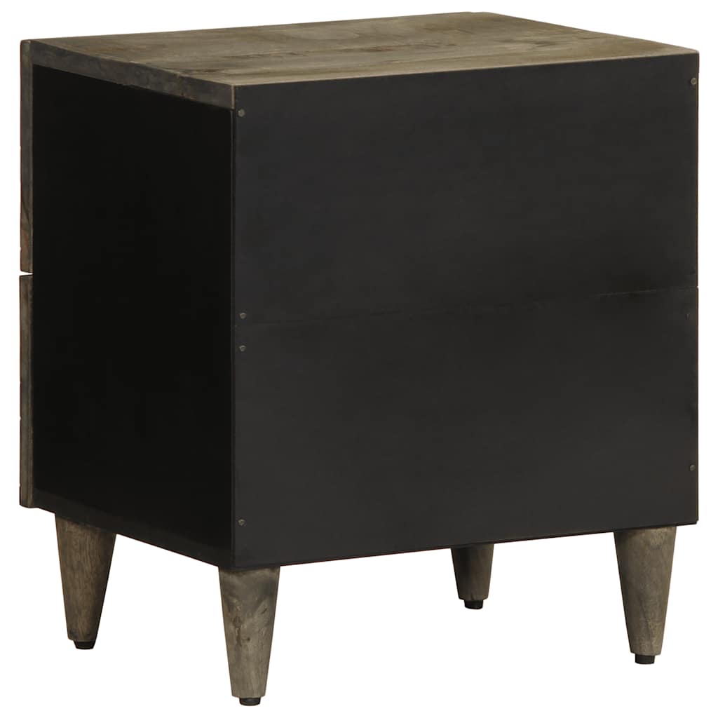 Mesas de cabeceira cinzento claro 2 pcs 40x33x46 cm