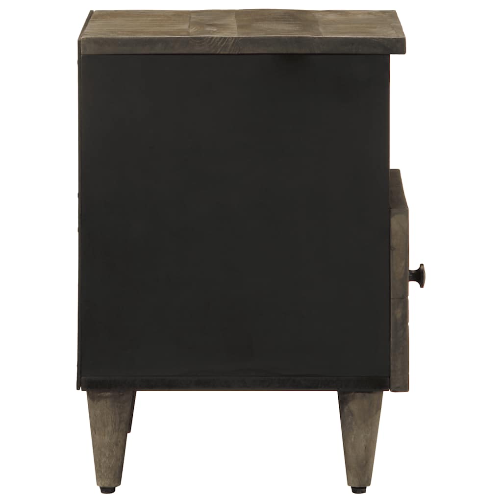 Mesas de cabeceira cinzento claro 2 pcs 40x33x46 cm