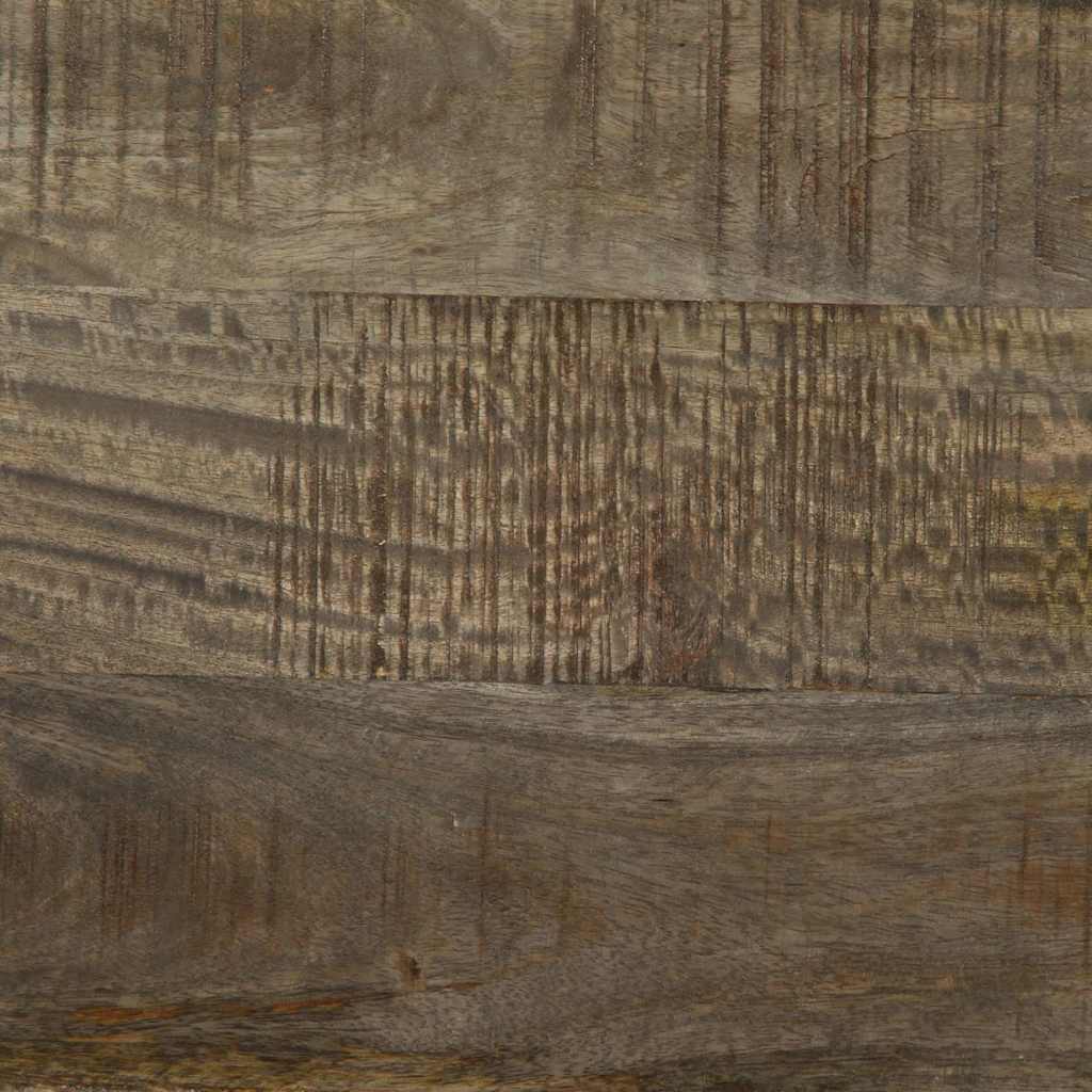 Mesa de cabeceira cinzento claro 50x33x60 cm