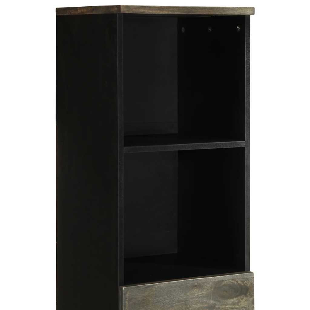 Armário de casa de banho 38x33x160 cm mangueira maciça