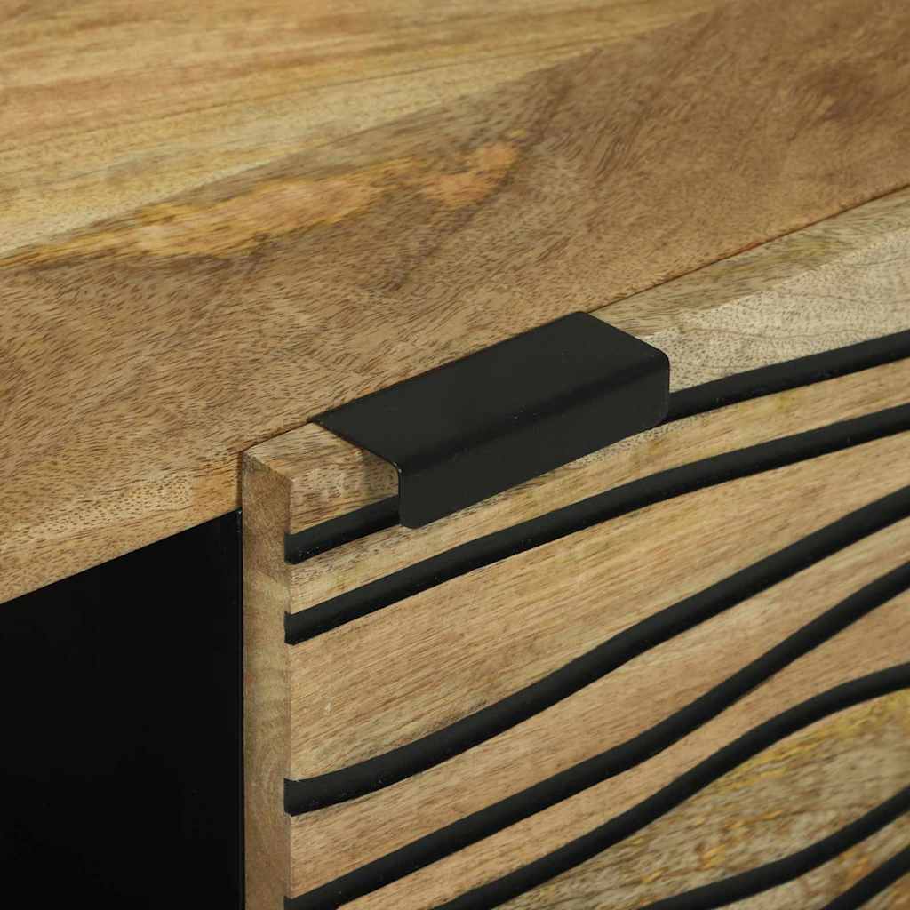 Mesa de centro Marrom e Preto 100 x 54 x 40 cm