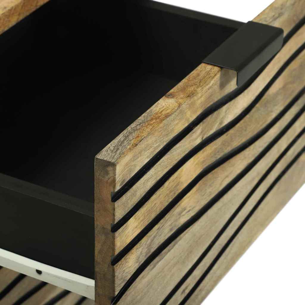 Aparador Castanho 40 x 33 x 75 cm Madeira de mangueira maciça