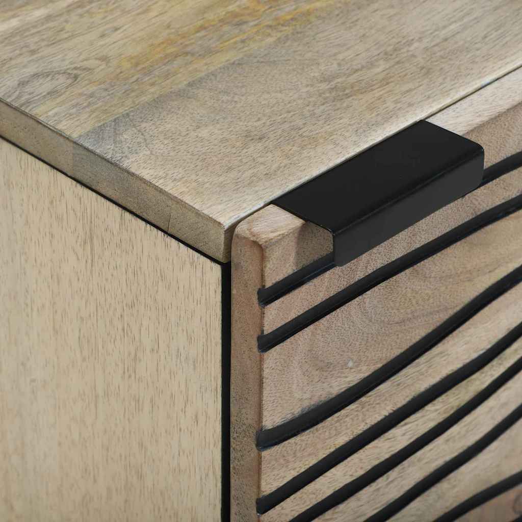 Mesas de cabeceira 2 pcs Natural 40 x 33 x 46 cm