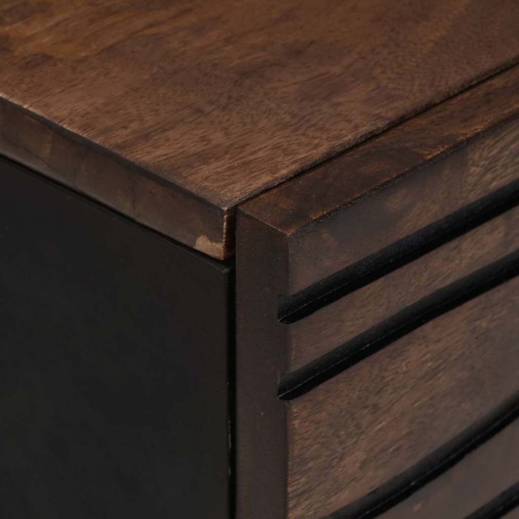 Mesa de centro Marrom e Preto 100 x 54 x 40 cm