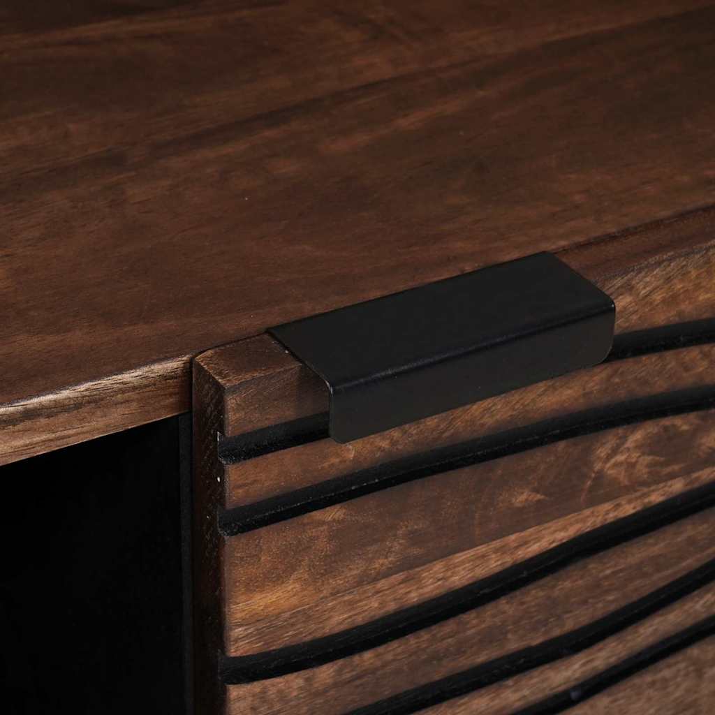 Mesa de centro Marrom e Preto 100 x 54 x 40 cm