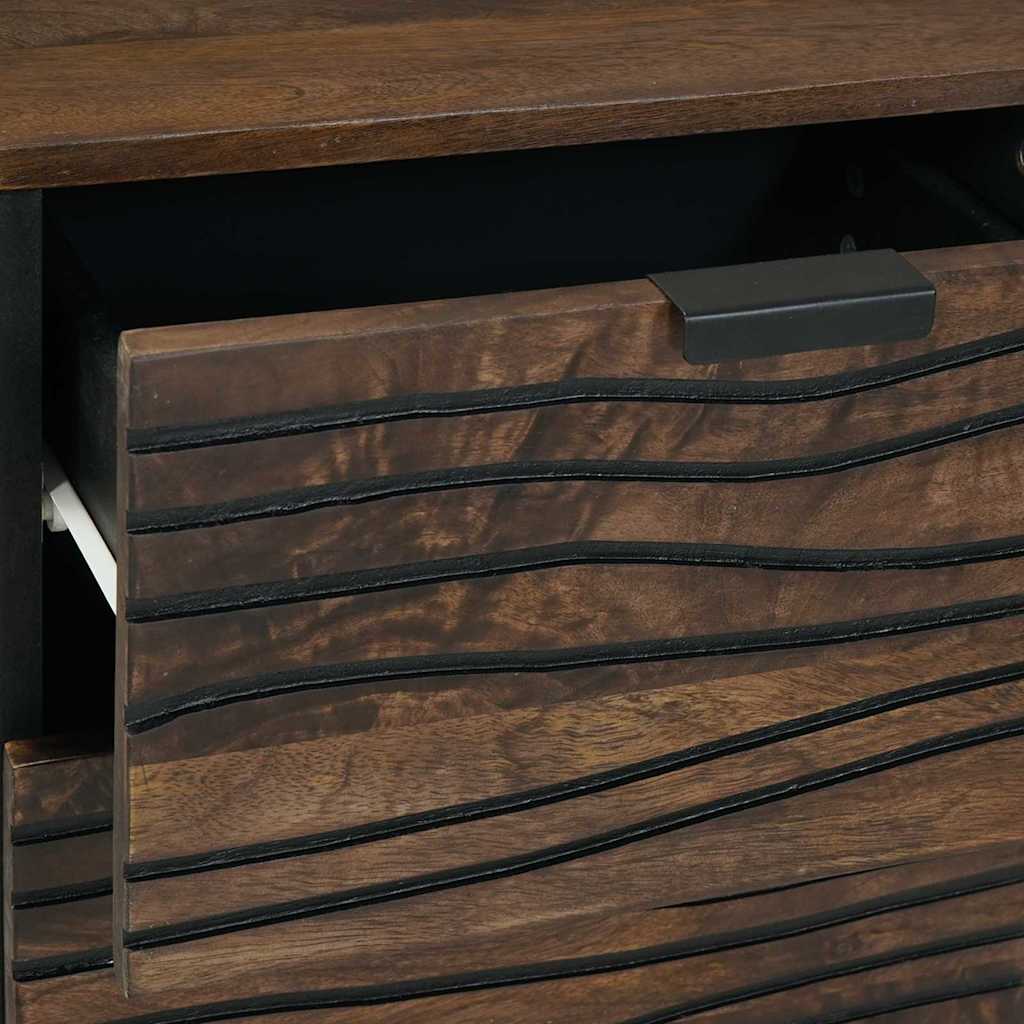 Aparador Castanho 40 x 33 x 75 cm Madeira de mangueira maciça