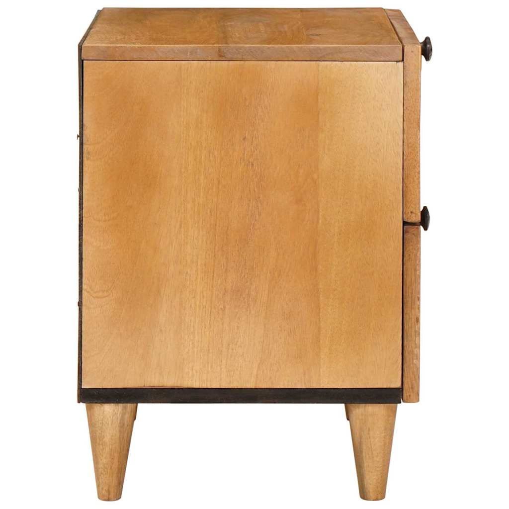 Mesa-de-cabeceira com gaveta Castanho-claro 40 x 33 x 46 cm