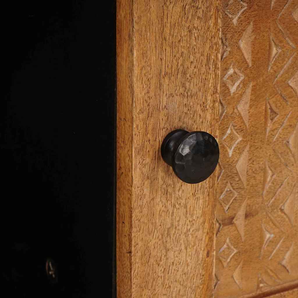 Mesa de centro com prateleira Castanho-claro 80 x 50 x 40 cm