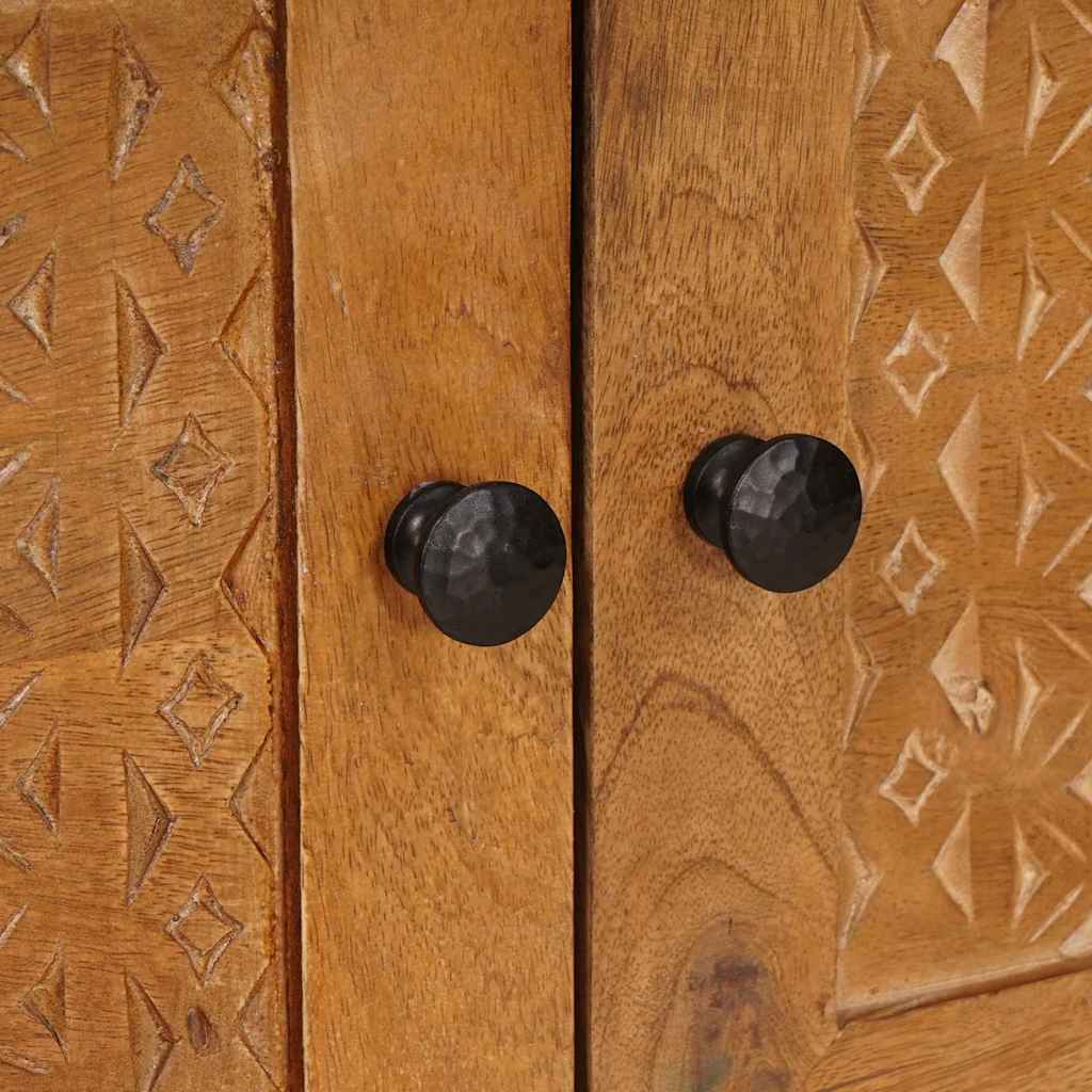 Mesa de centro com armazenamento Castanho-claro 80 x 50 x 40 cm