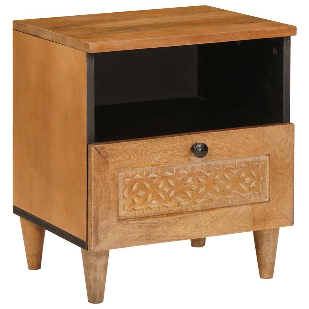 Mesa-de-cabeceira 2 pcs Castanho-claro 40 x 33 x 46 cm