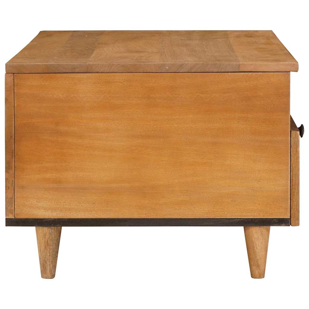 Mesa de centro com gaveta Castanho-claro 80 x 54 x 40 cm