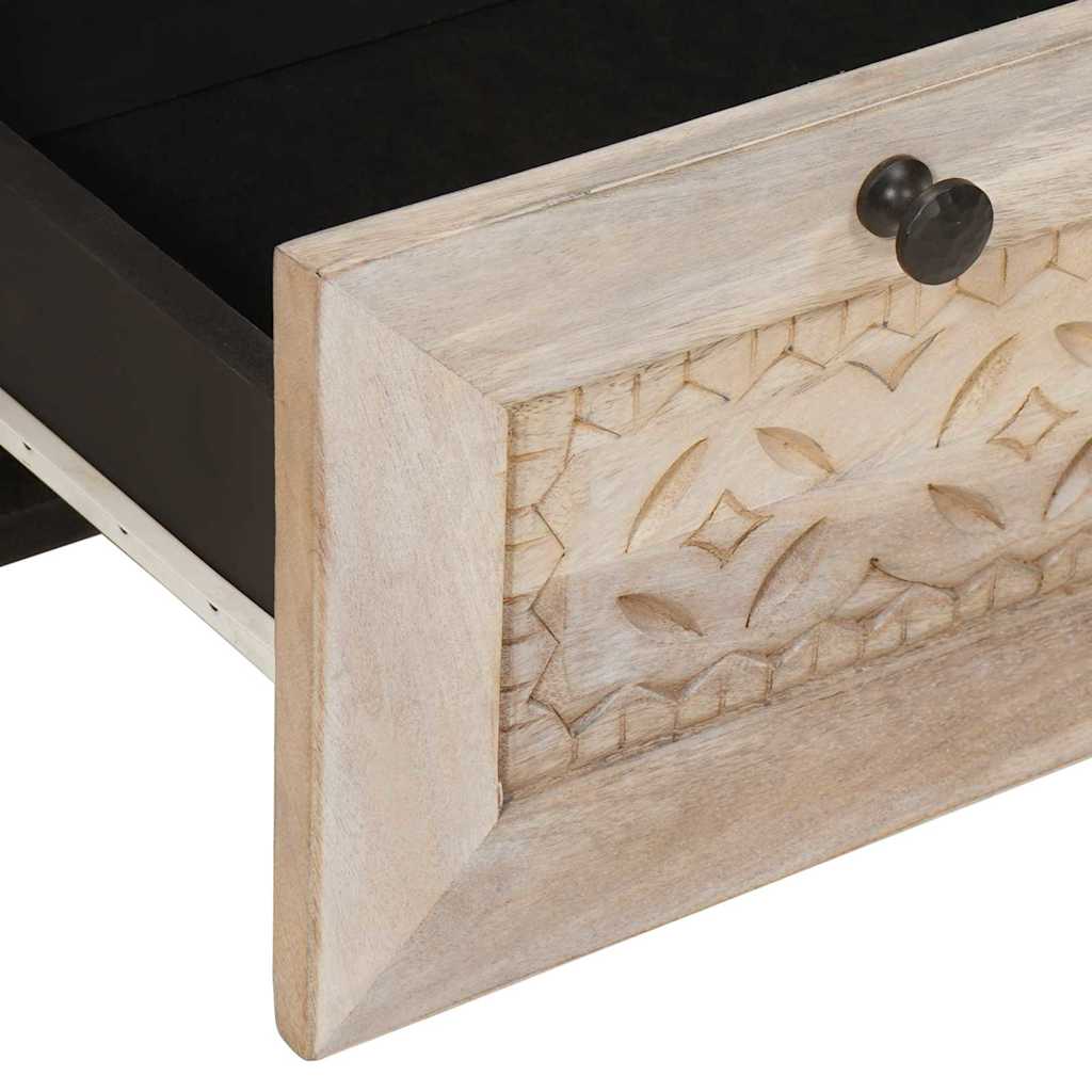 Mesa-de-cabeceira com gaveta Bege 50 x 33 x 60 cm