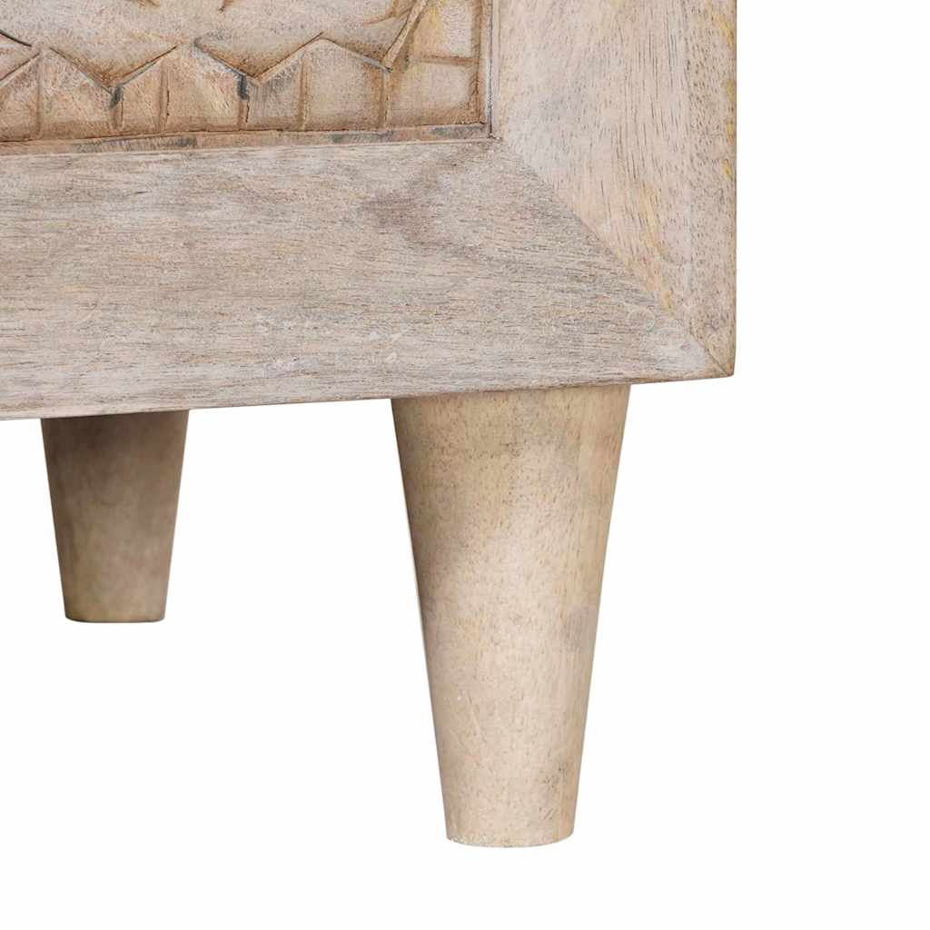 Mesa-de-cabeceira com gaveta Bege 50 x 33 x 60 cm