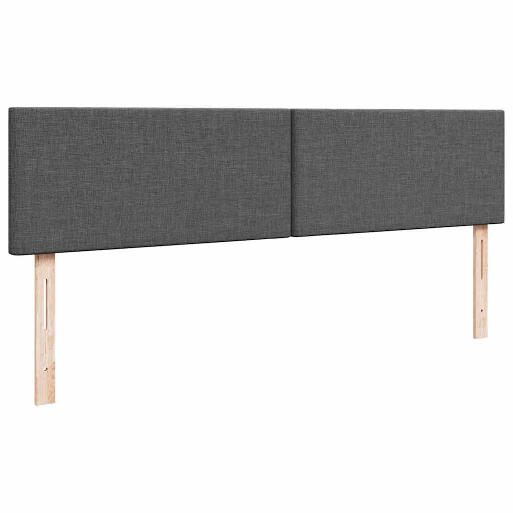 Estrutura de cama otomana com colchão 200x200cm cinzento-escuro