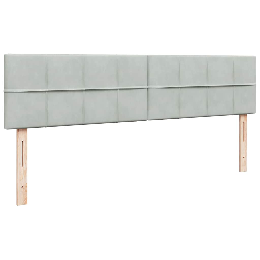 Estrutura de cama otomana com colchão 200x200 cm cinzento claro