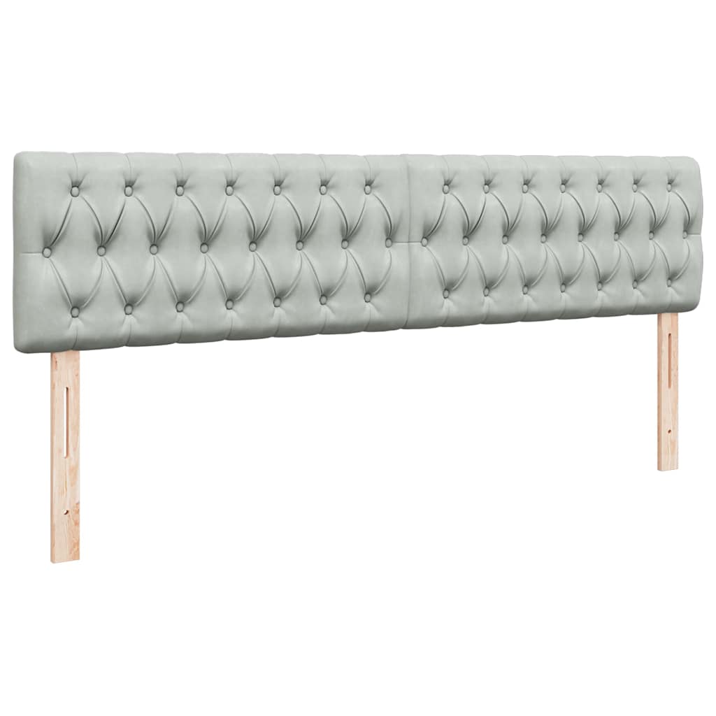 Estrutura de cama otomana com colchão 200x200 cm cinzento claro