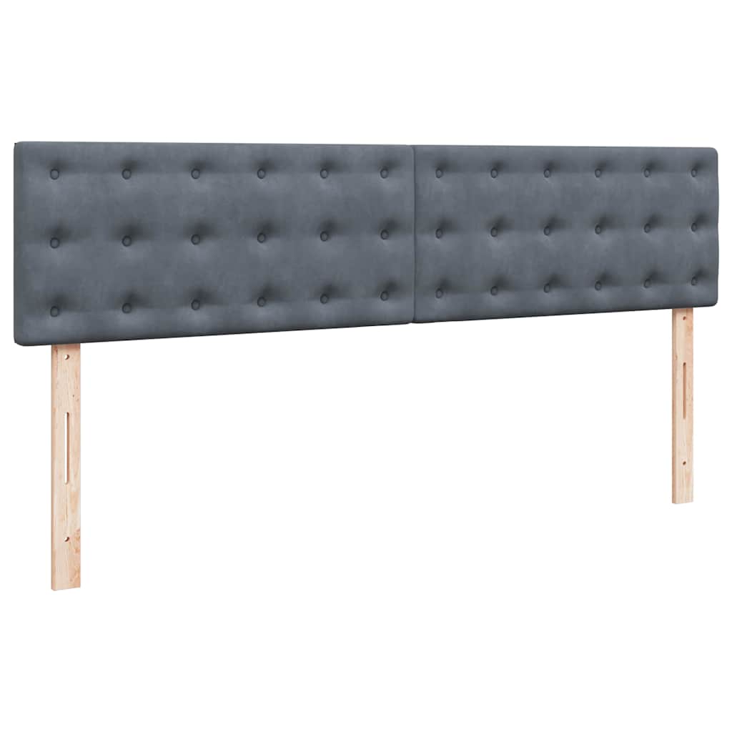 Estrutura cama otomana colchões 180x200 cm cinzento escuro