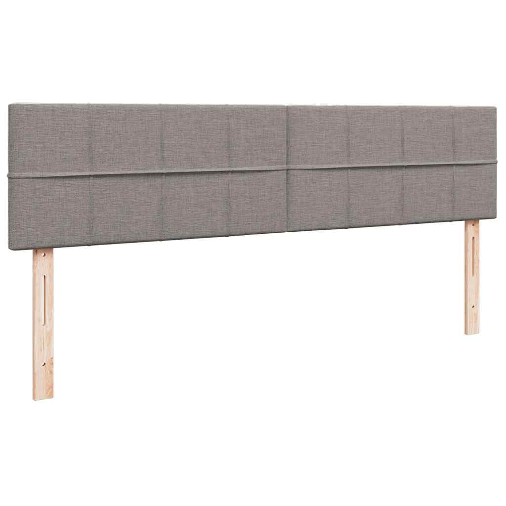 Estrutura cama otomana com colchões tecido cinzento 200x200cm