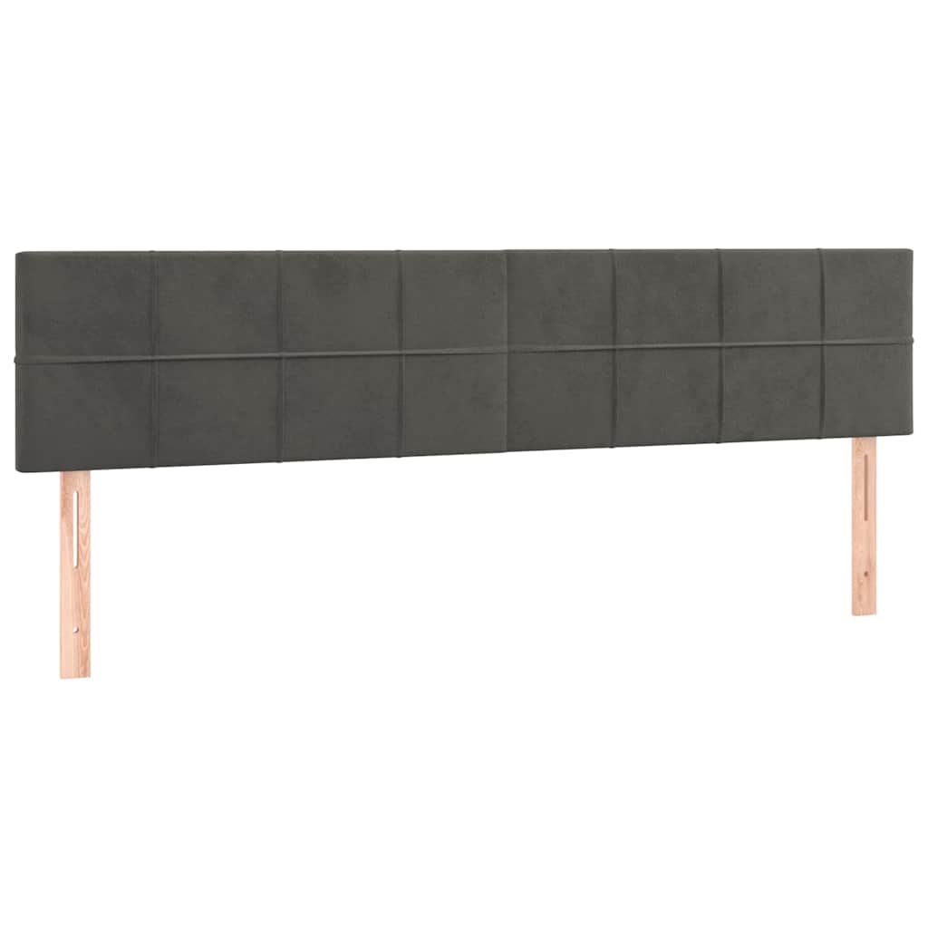 Estrutura cama otomana colchões 160x200 cm cinzento escuro