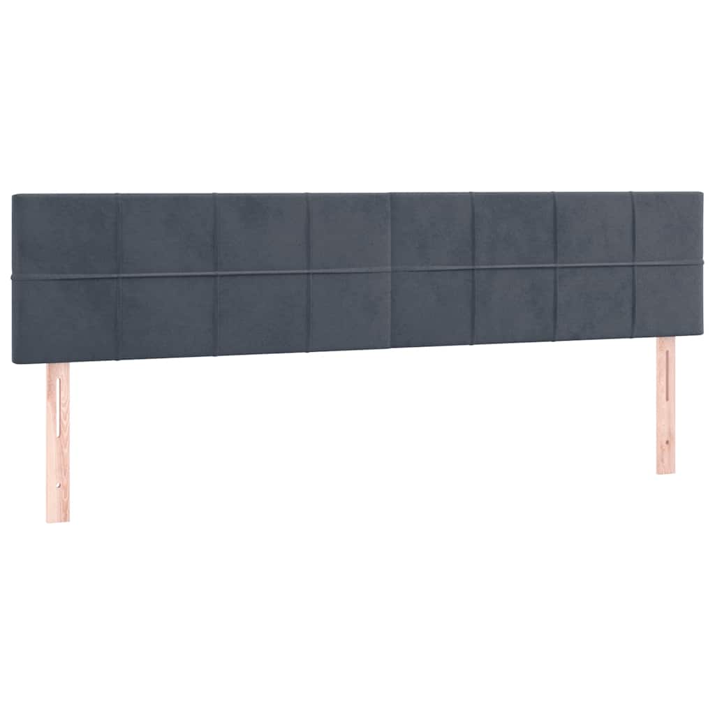 Estrutura cama otomana colchões 180x200 cm cinzento escuro