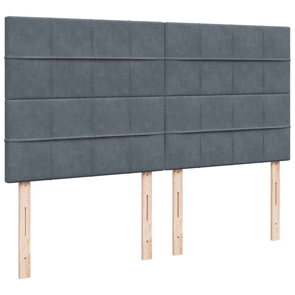 Estrutura cama otomana colchões 160x200 cm cinzento escuro