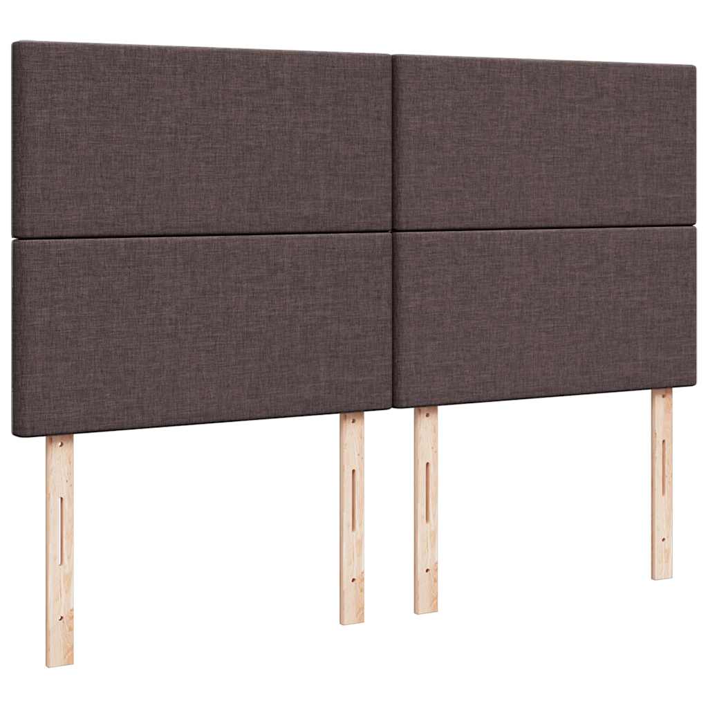 Estrutura de cama otomana com colchão 180x200cm castanho escuro