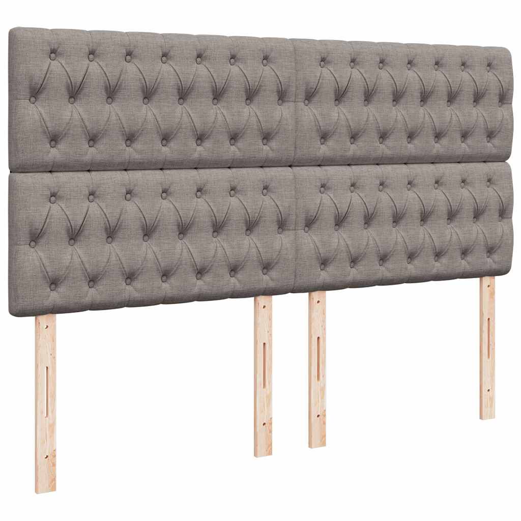 Estrutura cama otomana com colchões tecido cinzento 200x200cm
