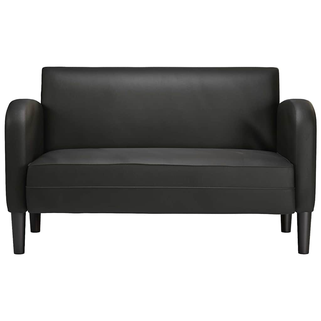 Sofá-luvas 110 cm couro artificial preto