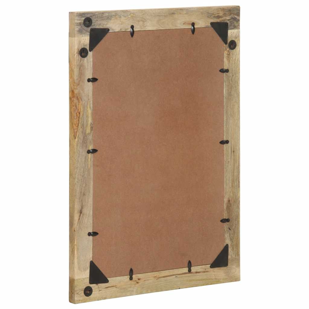 Espelho de casa de banho 50x70 cm mangueira maciça e vidro