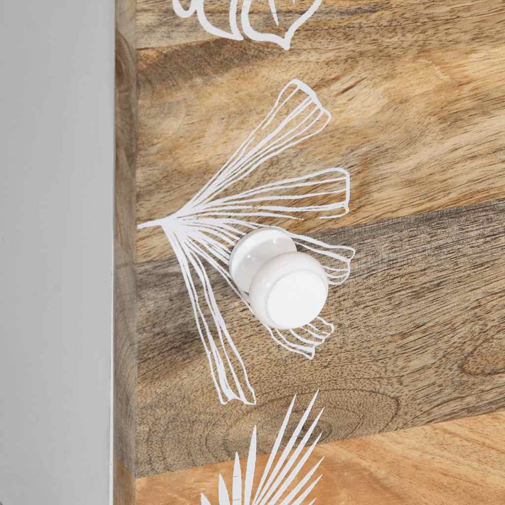 Mesa de centro 80x50x40 cm madeira de mangueira maciça