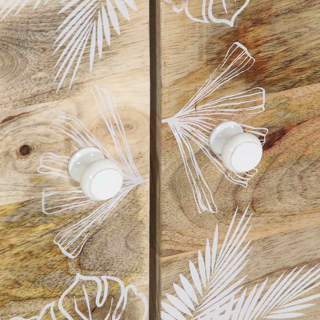 Mesa de centro 80x50x40 cm madeira de mangueira maciça