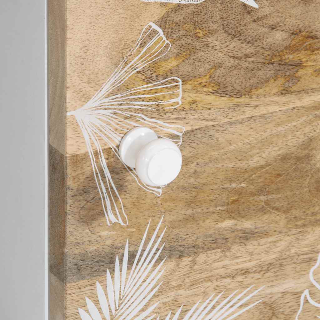 Mesa de centro 100x54x40 cm madeira de mangueira maciça