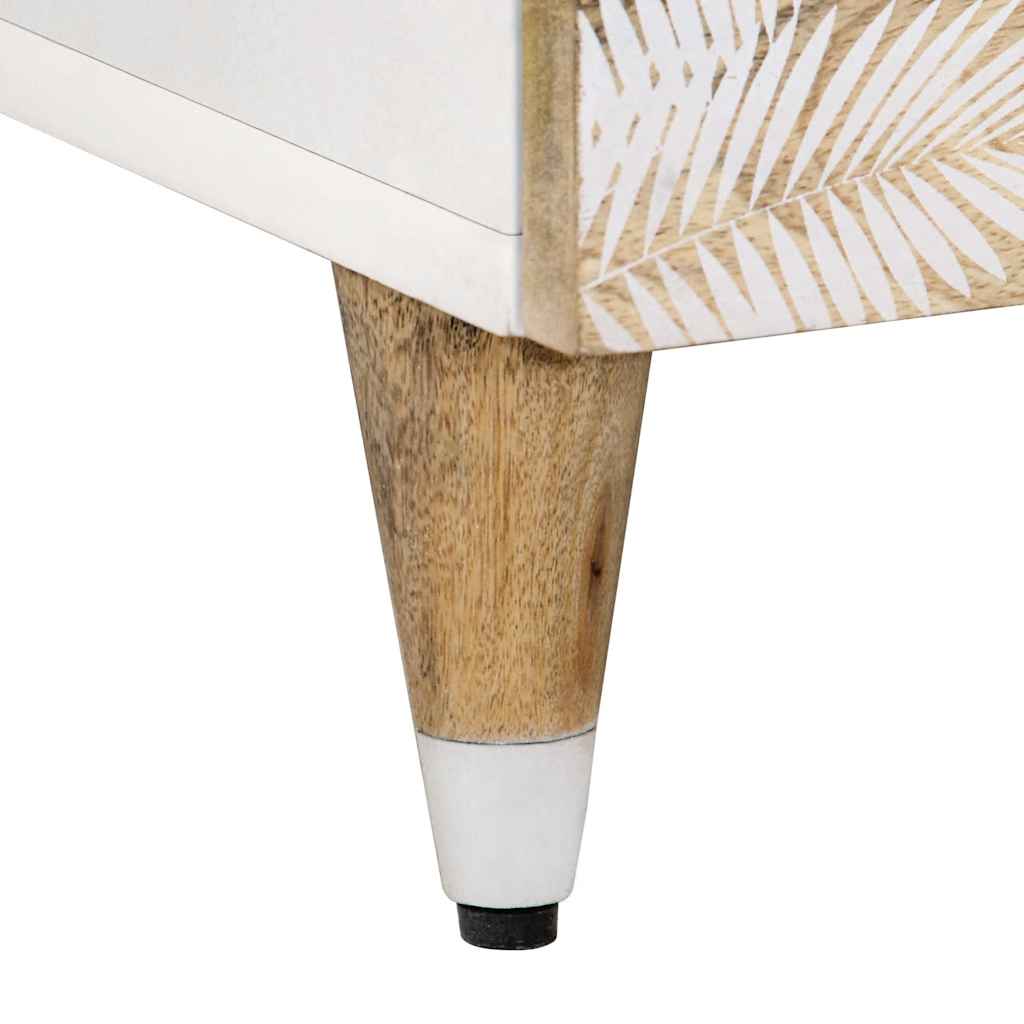 Mesa de centro 80x54x40 cm madeira de mangueira maciça