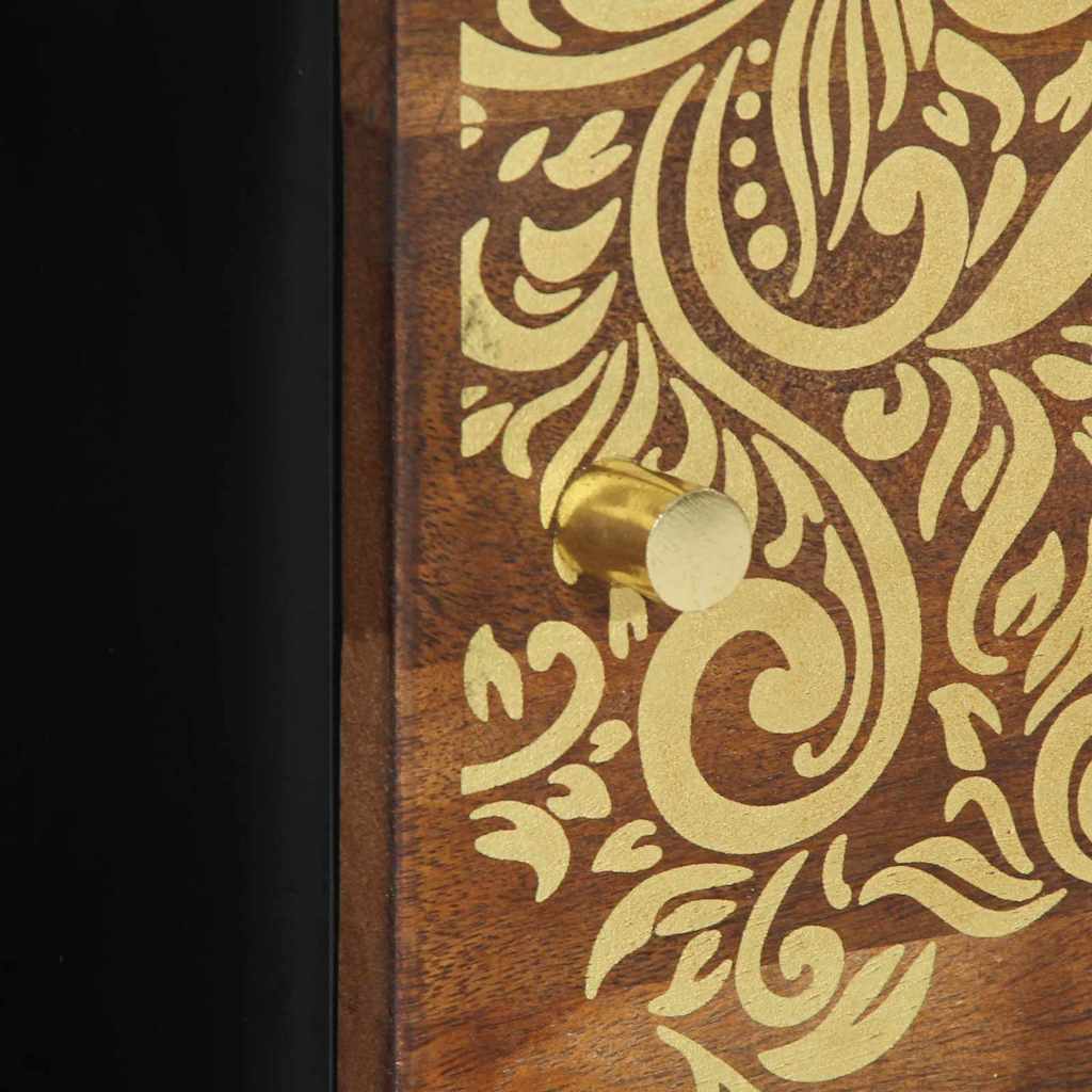 Mesa de centro castanho mel 80 x 50 x 40 cm