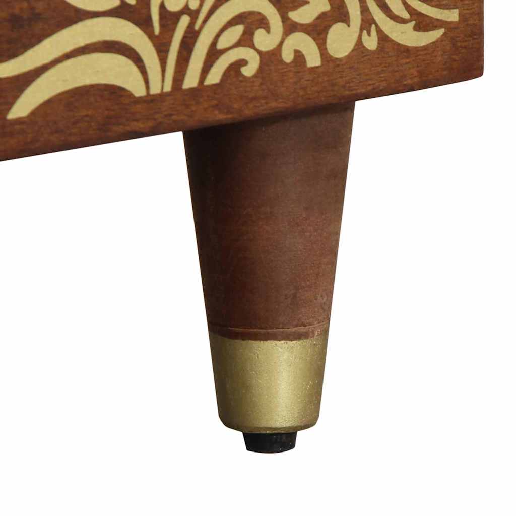 Mesa de centro castanho mel 80 x 50 x 40 cm