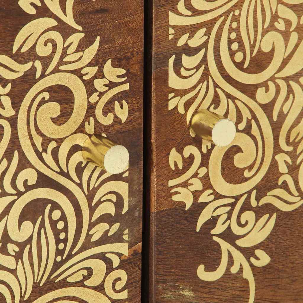 Mesa de centro castanho mel 80 x 50 x 40 cm